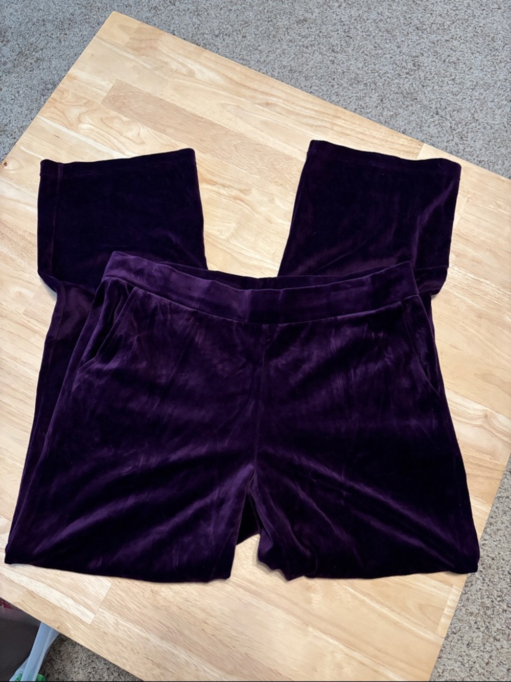 Lauren Ralph Lauren Plum Velvet pants